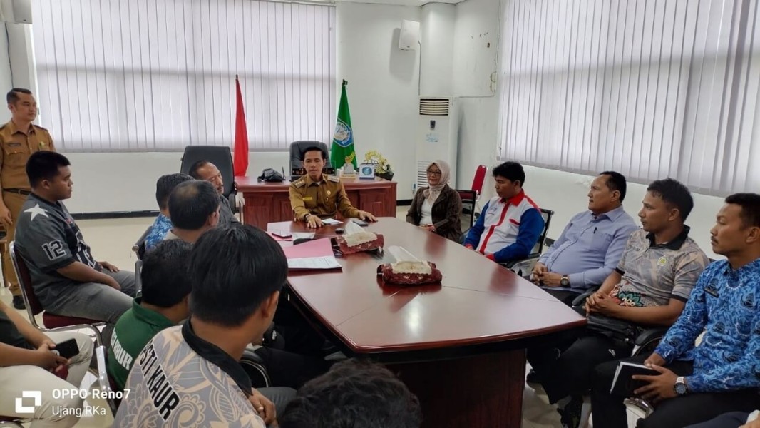 Atlet Kabupaten Kaur Siap Berangkat ke Porprov X Bengkulu Setelah Audiensi dengan Bupati