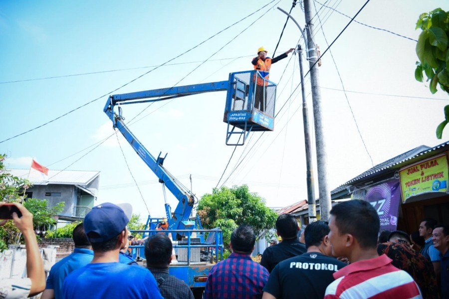 Program Bengkuluku Terang Dukung Aktifitas Malam Pelaku UMKM