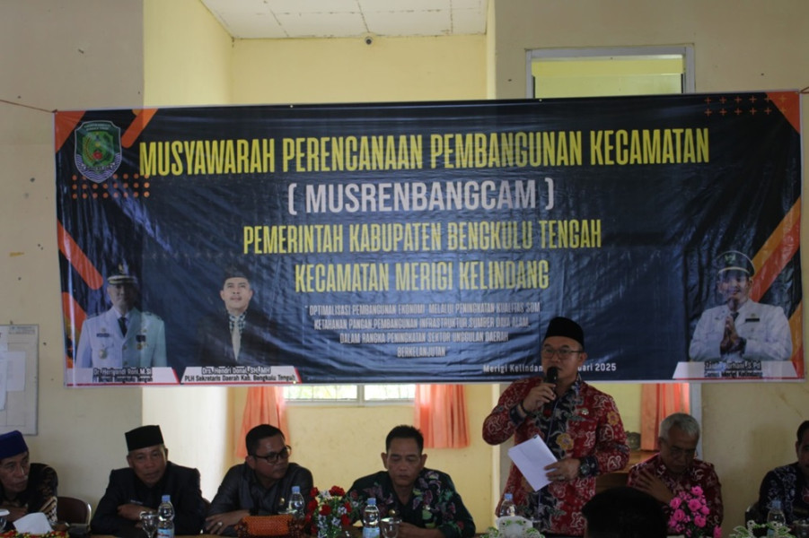 Musrenbangcam Perdana di Bengkulu Tengah: Fokus Pembangunan Infrastruktur dan SDM