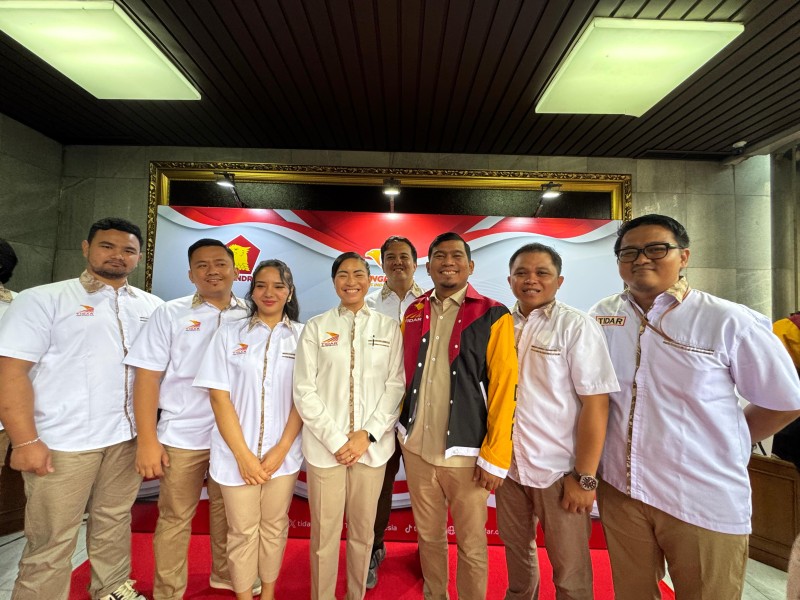 Solid! TIDAR Bengkulu Antarkan Rahayu Saraswati Kembalikan Formulir Caketum