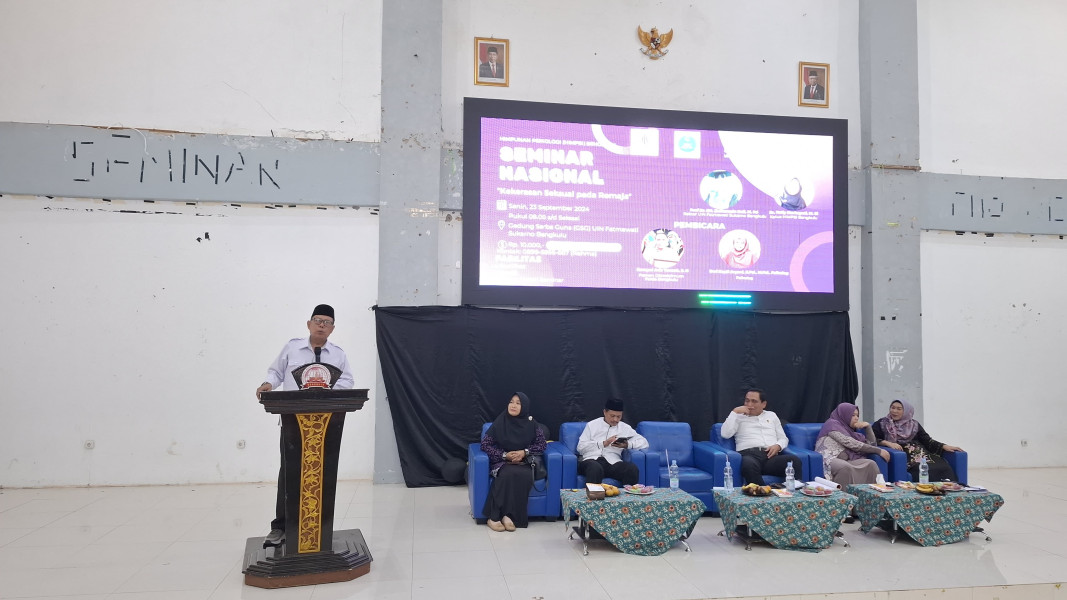 HIMPUNAN Psikologi Bengkulu Gelar Seminar Nasional Bahas Kekerasan Seksual pada Remaja