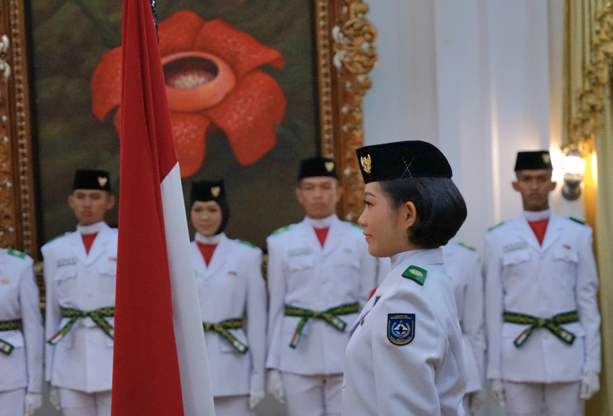 Generasi Muda Bengkulu Siap Kibarkan Semangat Kebangsaan: Pengukuhan Paskibraka 2024