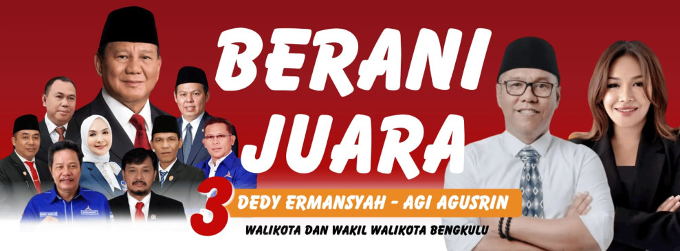 Ketua DPD Gerindra Bengkulu, Suharto, All Out Demi Menangkan Pasangan Dedy Ermansyah-Agi di Pilkada 2024