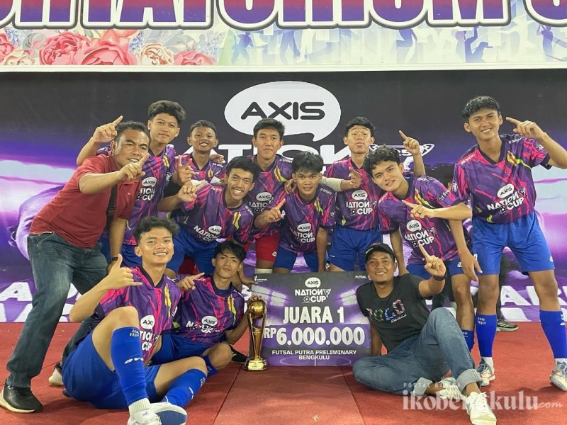 SMA Negeri 1 Utara Juara Turnamen Futsal Axis Championship Bengkulu, Siap Melaju ke Tingkat Nasional