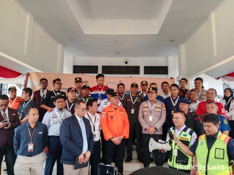 Bandara Fatmawati Soekarno Bengkulu Gelar Simulasi Keadaan Darurat