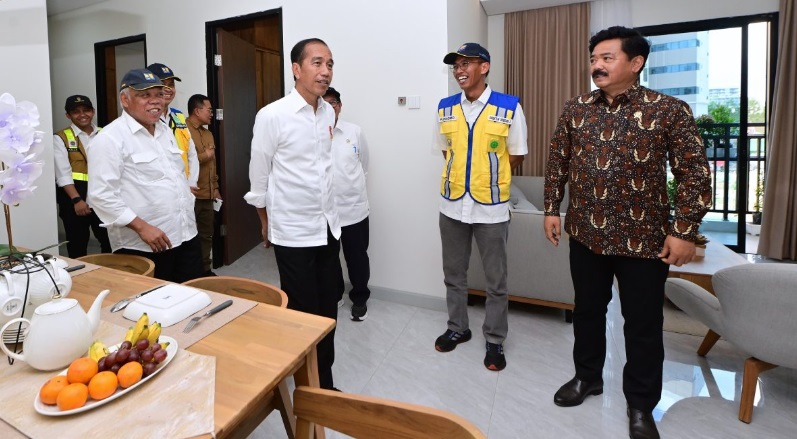 Presiden Jokowi Tinjau Tower Hunian ASN di Ibu Kota Nusantara dan Perkenalan Platform Digital Modern