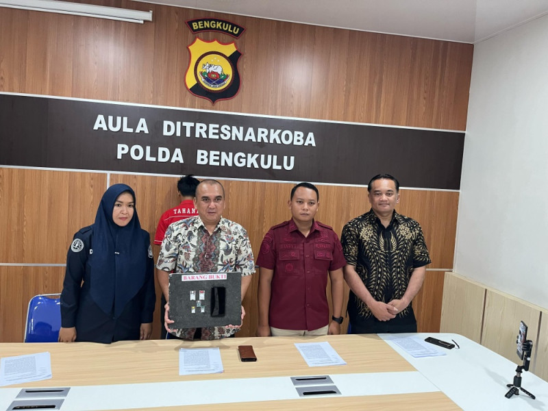 Polda Bengkulu Apresiasi Rutan Kelas IIB Bengkulu atas Keberhasilan Penggagalan Penyelundupan Narkoba