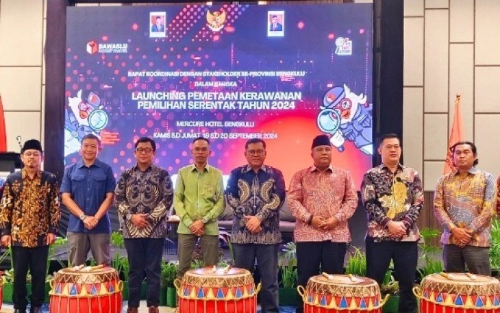 Bawaslu Bengkulu Luncurkan Pemetaan Kerawanan Pemilu Jelang Pemilu 2024