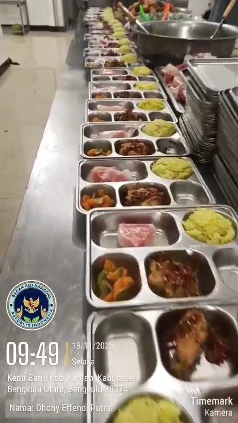 SPPG se-Provinsi Bengkulu Sajikan Nasi Kuning Spesial untuk Meriahkan HUT ke-57 Provinsi Bengkulu