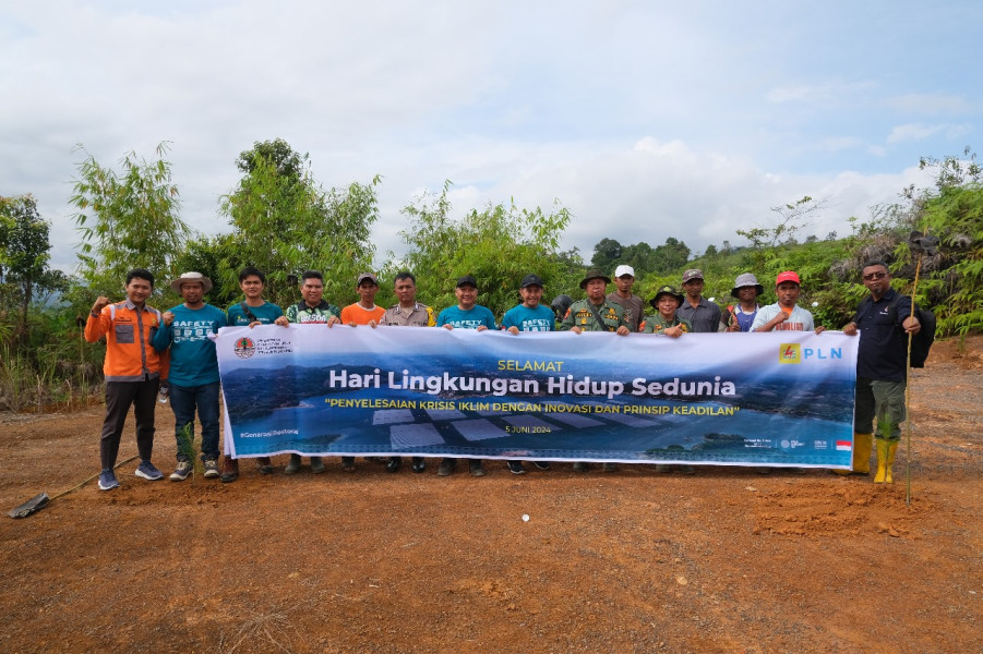 Peringati Hari Lingkungan Hidup Sedunia, PLN UPT Bengkulu Lakukan Penghijauan di Kawasan Hutan Konservasi TWA Danau Tes