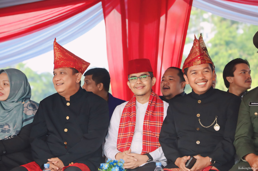 Kumham Bengkulu Hadiri Upacara Peringatan Hari Jadi Ke-16 Bengkulu Tengah