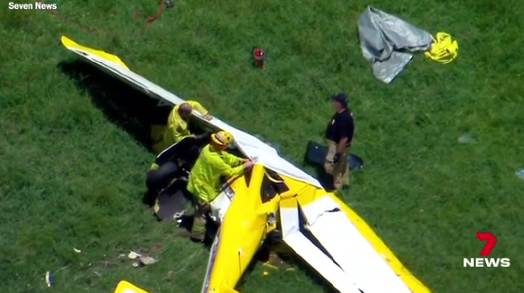 Dua Orang Meninggal Dalam Kecelakaan Pesawat di Lapangan Golf Boonah
