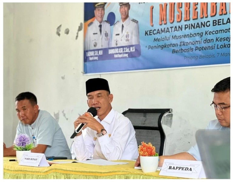 Wabup Hadiri Musrenbang Kecamatan Pinang Belapis
