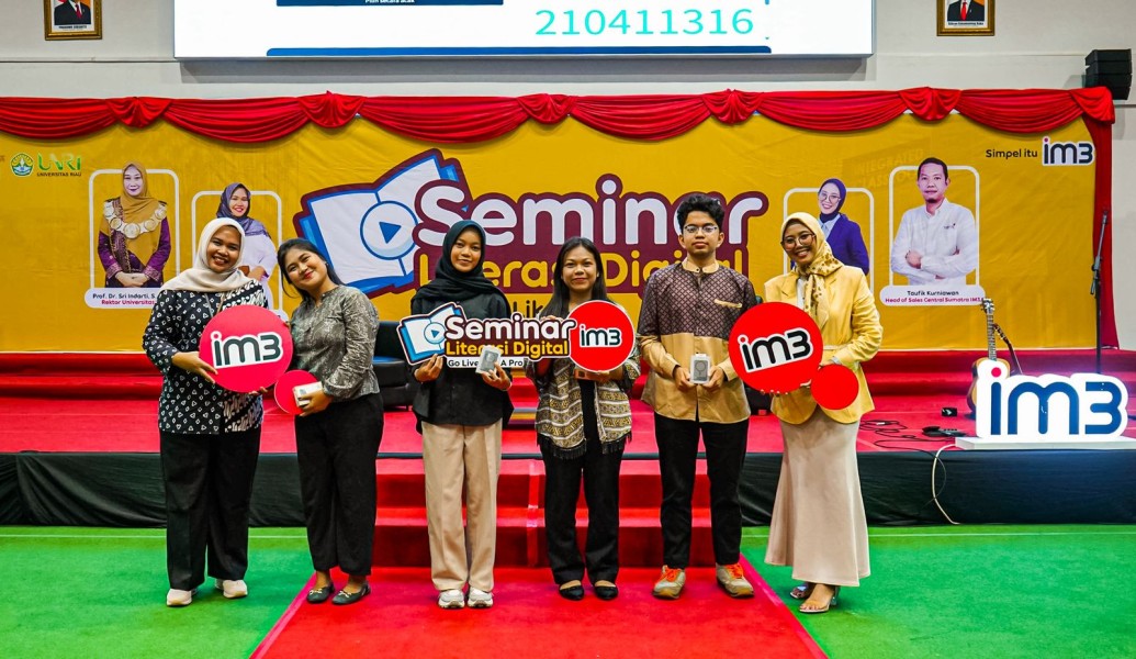 Go Live Like a Pro: IM3 dan TikTok Ajak Mahasiswa UNRI Berkarya di Dunia Digital