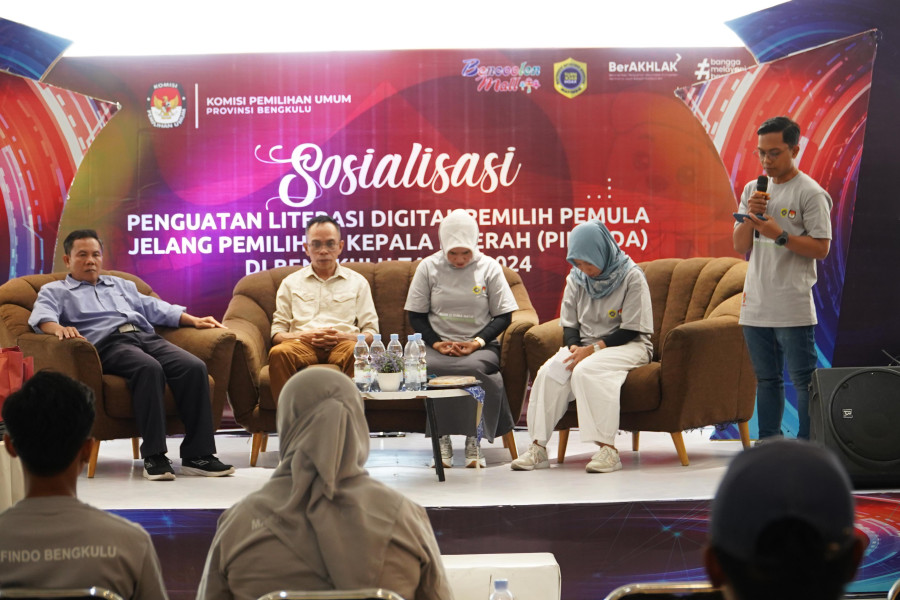 Mafindo dan KPU Provinsi Gelar Talkshow Penguatan  Literasi Digital Pemilih Pemula Jelang Pilkada 2024 Provinsi Bengkulu
